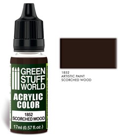Green Stuff World Farba akrylowa ACRYLIC COLOR - SCORCHED WOOD - 17ml