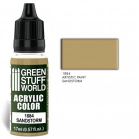 Green Stuff World Farba akrylowa ACRYLIC COLOR - SANDSTORM - 17ml