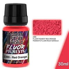 Green Stuff World Pigment FLUOR RED ORANGE - 30ml