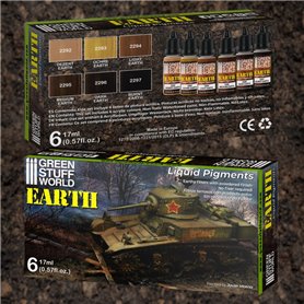 Green Stuff World Liquid Pigments Set Earth