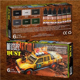 Green Stuff World Zestaw LIQUID PIGMENTS - DUST SET