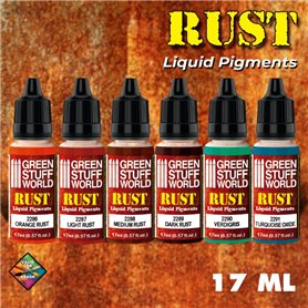 Green Stuff World Liquid Pigments Set Rust