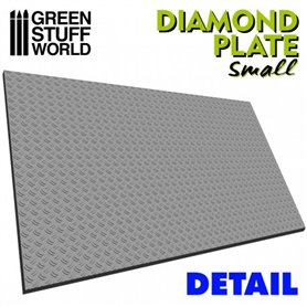 Green Stuff World Rolling Pin Diamond Plate Small
