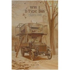 Roden 1:72 WWI B-TYPE BUS PIGEON LOFT