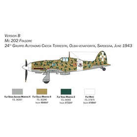 Italeri 1:72 Mc 202 Folgore