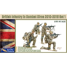 Gecko Models 35GM0015 British Infantry In Combat Circa 2010-2016 Set 1