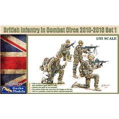 Gecko Models 1:35 BRITISH INFANTRY IN COMBAT - CIRCA 2010-2016 - SET 1 