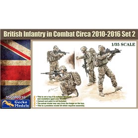 Gecko Models 35GM0016 British Infantry In Combat Circa 2010-2016 Set 2