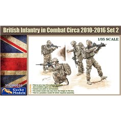 Gecko Models 1:35 BRITISH INFANTRY IN COMBAT - CIRCA 2010-2016 - SET 2 