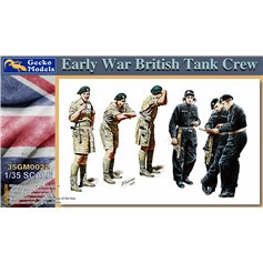 Gecko Models 1:35 EARLY WAR BRITISH TANK CREW 