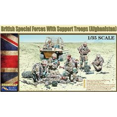 Gecko Models 1:35 BRITISH SPECIAL FORCES WITH SUPPORT TROOPS - AFGHANISTAN 