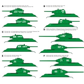 Toro 48D26 1:48 Sowieckie czolgi T-34 i T-34/85