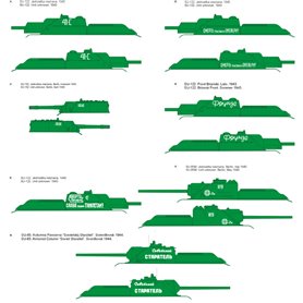 Toro 48D28 1:48 Sowieckie działa amerykańskie SU-85,SU-122,SU152