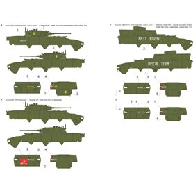 Toro 1:72 Kalkomanie do KTO Rosomak - cz.1