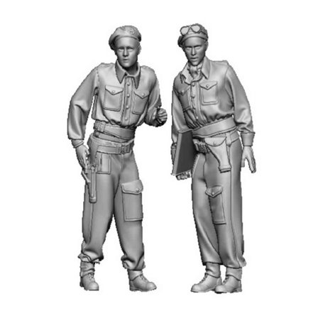 Glowel Miniatures 35024 British tank crew north-west Europe