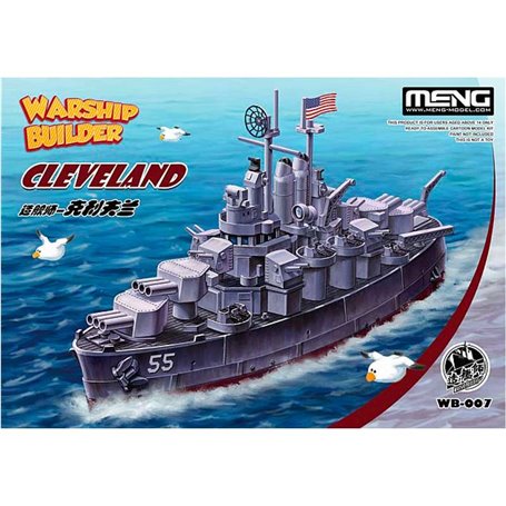 Meng WB-007 Warship Builder Cleveland