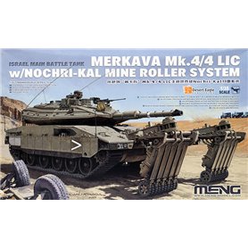 Meng TS-049 Israeli Main Battle Tank Merkava Mk.4/4 LIC w/Nochri-Kal Mine Roller System