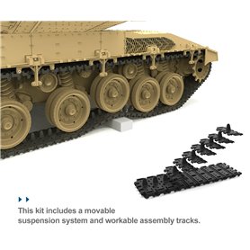 Meng 1:35 Merkava Mk.4/4 LIC W/Nochri-Kal MINE ROLLER SYSTEM - ISRAEL MAIN BATTLE TANK