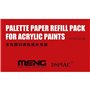Meng MTS-024a Pallete Paper Refill Pack For Acrylic Paints