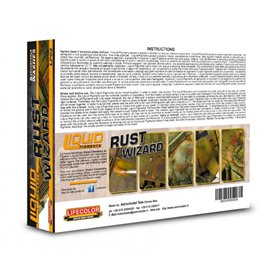 Lifecolor LIQUD PIGMENTS Zestaw washy RUST WIZARD
