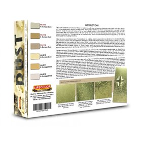 Lifecolor PIGMENT AND COLOR SET Zestaw pigmentów DUST