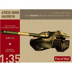 Modelcollect 1:35 E-60 mit 128mmm PaK L/55 KJPz.1-5 - GERMAN DESTROYER - FIST OF WAR 