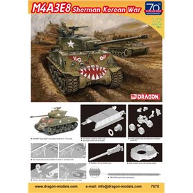 Dragon 7570 1/72 M4A3E8 Sherman Korean War