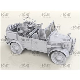 ICM 1:35 le.gl.Einheitz-Pkw Kfz.4 - WWII GERMAN LIGHT ANTI-AIRCRAFT VEHICLE