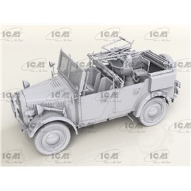 ICM 1:35 le.gl.Einheitz-Pkw Kfz.4 - WWII GERMAN LIGHT ANTI-AIRCRAFT VEHICLE