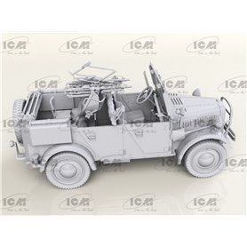 ICM 1:35 le.gl.Einheitz-Pkw Kfz.4 - WWII GERMAN LIGHT ANTI-AIRCRAFT VEHICLE