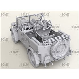 ICM 1:35 le.gl.Einheitz-Pkw Kfz.4 - WWII GERMAN LIGHT ANTI-AIRCRAFT VEHICLE