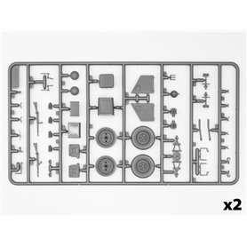 ICM 1:35 le.gl.Einheitz-Pkw Kfz.4 - WWII GERMAN LIGHT ANTI-AIRCRAFT VEHICLE