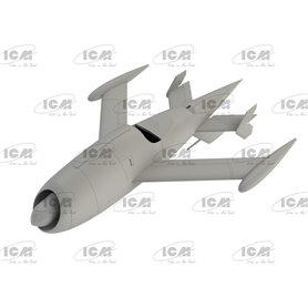 ICM 48400 Q-2A (KDA-1) Firebee with trailer (1 airplane and trailer)