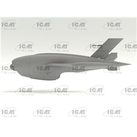 ICM 48400 Q-2A (KDA-1) Firebee with trailer (1 airplane and trailer)
