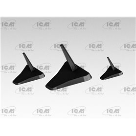 ICM A002 Aircraft Models Stands (Black Edition)