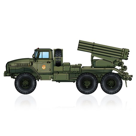 Hobby Boss 82931 Russian BM-21 Grad Multiple Rocket Launcher