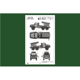 Hobby Boss 82931 Russian BM-21 Grad Multiple Rocket Launcher