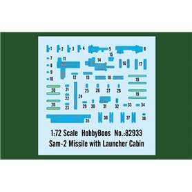 Hobby Boss 82933 Sam-2 Missile with Launcher Cabin
