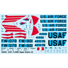 Trumpeter 1:32 F-100C Super Sabre