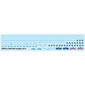 Trumpeter 1:350 USS Langley AV-3