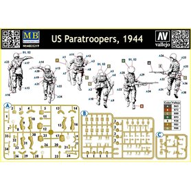 MB 35219 US Paratroopers, 1944