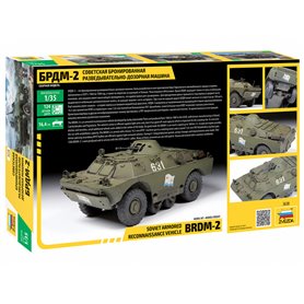 Zvezda 1:35 BRDM-2 Soviet armored reconnaissance vehicle