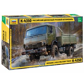 Zvezda 1:35 Russian military 2-axle truck K-4350