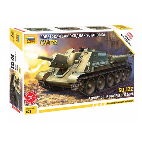 Zvezda 1:72 Soviet self propelled gun SU-122