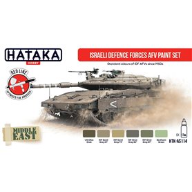 Hataka AS114 Israeli Defence Forces AFV Paint Set