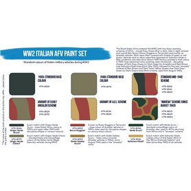 Hataka BS106 WW2 Italian AFV Paint Set