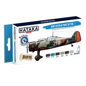 Hataka BS107 BLUE-LINE Zestaw farb WW2 DUTCH AF - cz.1