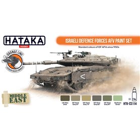 Hataka CS114 Israeli Defence Forces AFV Paint Set