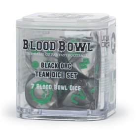 Blood Bowl Black Orc Team Dice Set