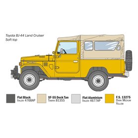 Italeri 1:24 Toyota Land Cruiser BJ-44 (Soft Top/Hard Top)